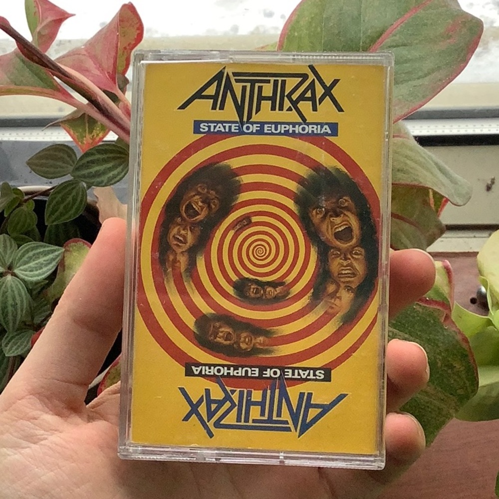 2$ ADD ON🍒 Anthrax State of Euphoria Cassette
